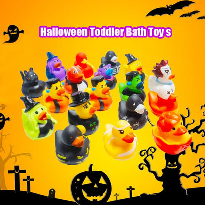 36 Pcs Halloween Rubber Ducks,Baby Showers Accessories Jeep Duckies Bath Toys for Kids Halloween Party Favors,Gift Exchange (Halloween)