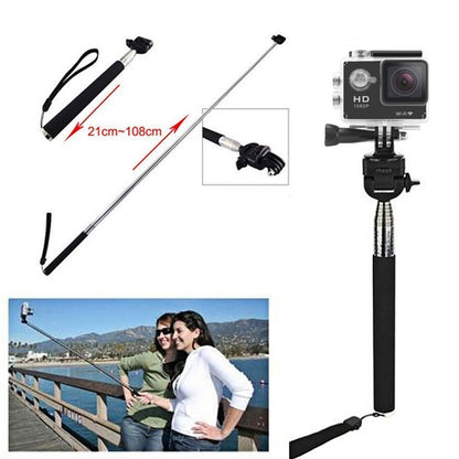 VVHOOY Universal Action Camera Accessories Bundle Head Chest Strap Mount/Selfie Stick/Floating Hand Grip Compatible with Dragon Touch/AKASO EK7000 Brave 4 5 6 7 LE V50X/GoPro Hero 13 12 11 10 9 8 7