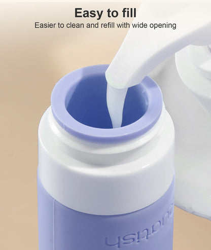 Quatish Travel Bottles for Toiletries 6 Pack, Original Patented Leakproof 3 oz Tsa Approved Travel Size Containers, BPA Free Silicone Shampoo and Conditioner Bottles, Camping Essentials