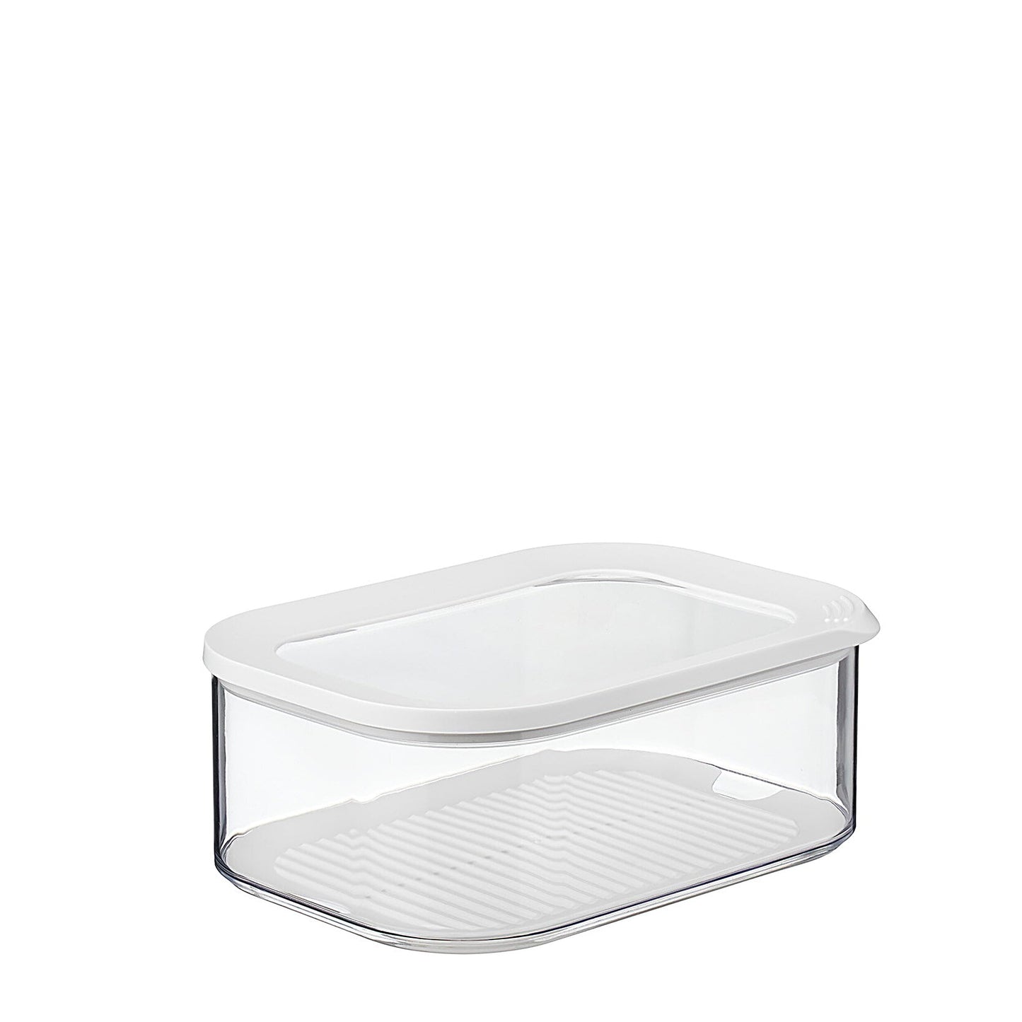 Mepal, MODULA Cheese Box for Cheddar or Mozzarella with Transparent Lid, Airtight, Portable, BPA Free, Holds 68 oz, 1 Count