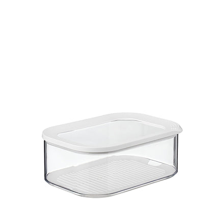 Mepal, MODULA Cheese Box for Cheddar or Mozzarella with Transparent Lid, Airtight, Portable, BPA Free, Holds 68 oz, 1 Count