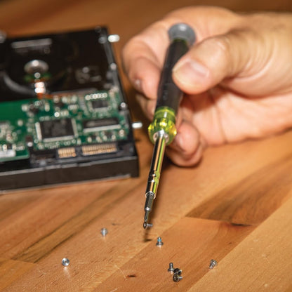 Klein Tools 32717 Precision Screwdriver Set with Case, All-in-One Multi-Function Repair Tool Kit Includes 39 Bits for Apple Products