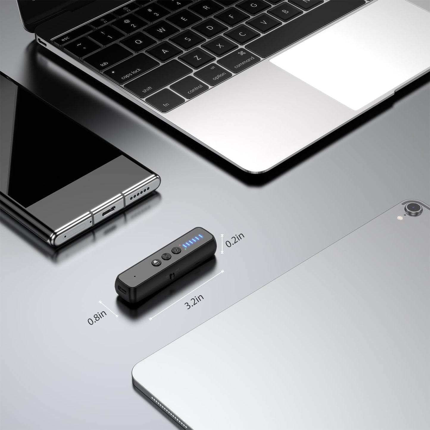 abyliee Upgraded Hidden Camera Detector - AI-Powered Anti-Spy Device, GPS Tracker & Bug Detector, Portable RF Signal Scanner for Hotels, Travel, Home & Office (Black)