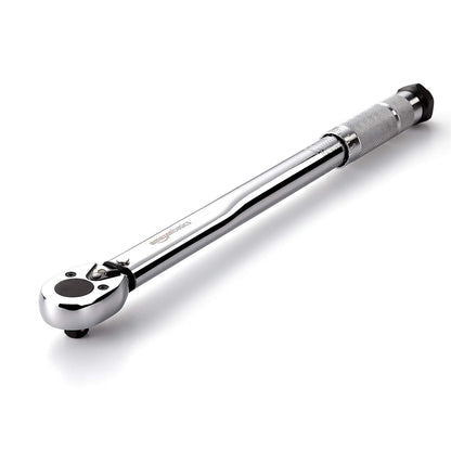 Amazon Basics 3/8-inch Drive Click Torque Wrench - 15-80 ft.-lb, 20.4-108.5 Nm