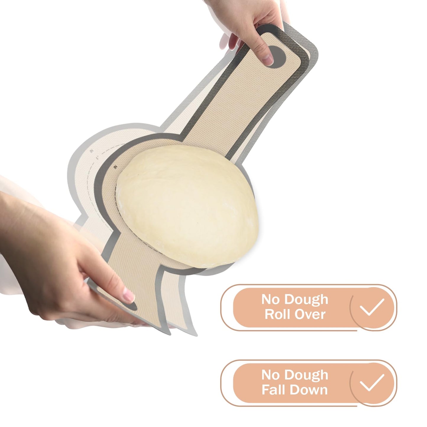 Koolstuffs Silicone Bread Sling for Dutch Oven, 2 PCS Non-Stick & Easy Clean Reusable Silicone Bread Baking Mats with Long Handles, Easy to Transfer Sourdough Bread