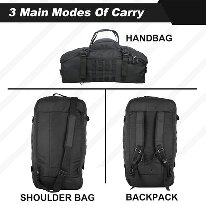 3 In 1 Tactical 85L Military Backpack Travel Duffle Bag for Weekender Gym Workout Deployment