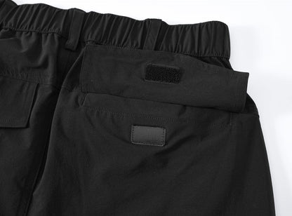 YSENTO Women's Hiking Pants Lightweight Stretch Quick Drying UPF 50 Camping Travel Work Cargo Pants 6 Pockets Black Size M