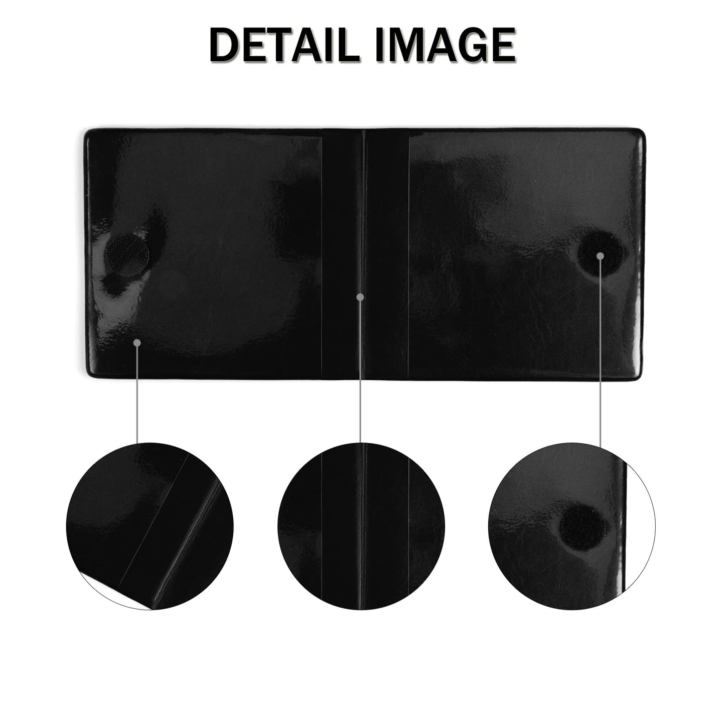 UYYE Car Registration and Insurance Card Holder, Vehicle Glove Box Car Organizer, Interior Car Accessories for Documents, Cards, License - 2 Pack