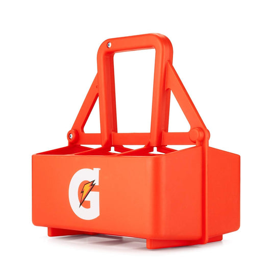 Gatorade 6-Pack Squeeze Bottle Carrier, Team Equipment, Orange