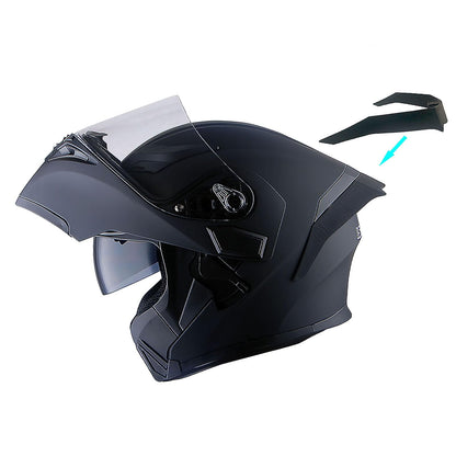 1Storm Motorcycle Modular Full Face Helmet Bike Flip up Dual Visor Sun Shield: HB89 Matt Black