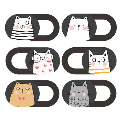 MESMOS Webcam Cover Slide, Cat Lovers Gifts for Women, Cat Lover Themed Thing, Mom Gifts for Women, Laptop Camera Cover Slide Cute (Small)