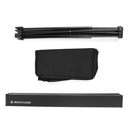 ROCK CLOUD Portable Camping Table Ultralight Aluminum Camp Table with Storage Bag Folding Beach Table for Camping Hiking Backpacking Outdoor Picnic, Size L