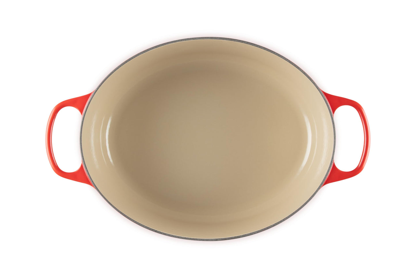 Le Creuset Enameled Cast Iron Signature Oval Dutch Oven, 8 qt., Cerise