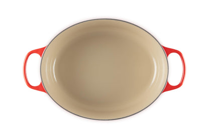 Le Creuset Enameled Cast Iron Signature Oval Dutch Oven, 8 qt., Cerise