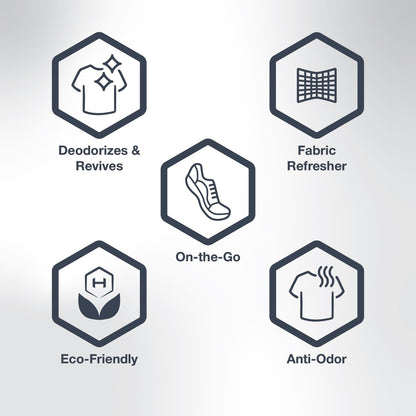 HEX Performance Deodorizing Spray, Fresh, 44oz (Pack of 2) - Awesome for Shoes, Gear, Activewear & Fabrics, Yoga Mats & Gym Equipment, Carpet, Pets, Odor Eliminator & Fabric Refresher Spray