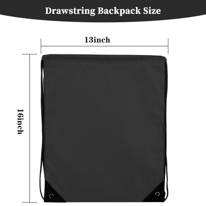 Topspeeder 60 Pieces Drawstring Backpack Bags Sports Sackpack Bulk Cinch Gym Bag For Women Men Outdoor Sports Backpack(Black)