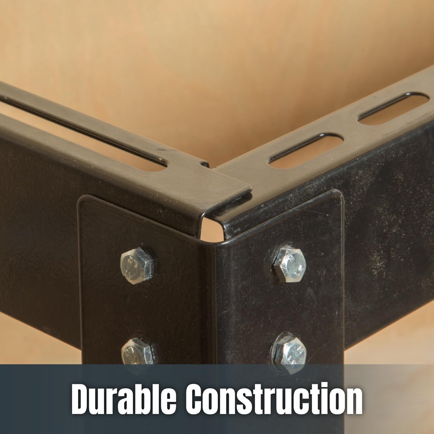 POWERTEC Tool Stand, MDF Split Top Expands to 20"x25", 32" Work Height Power Tool Stand for Drill Press, Belt Sander, Bench Grinder, Band Saw, Scroll saw, and Planer (UT1002)