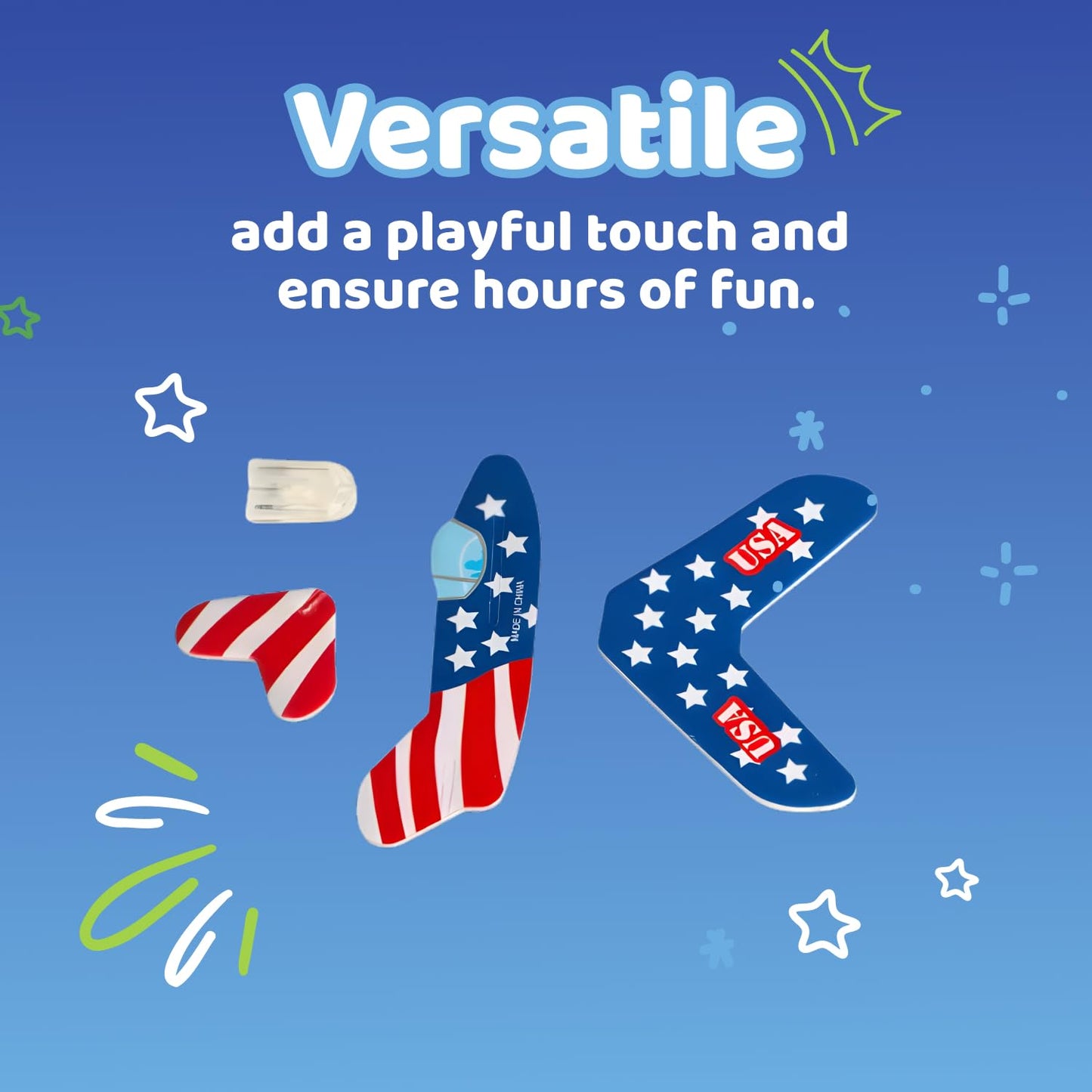 Neliblu Bulk Pack of 72 Carnival Prizes and Foam Airplanes for Kids - Party Pack Individually Wrapped Flying Paper Planes - Assorted Designs - Foam Airplanes for Kids Party and Pinata Filler