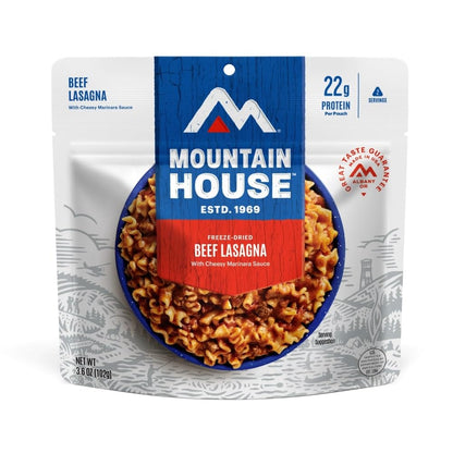 Mountain House Beef Lasagna | Freeze Dried Backpacking & Camping Food | 2 Servings