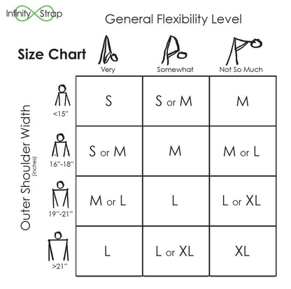 Infinity Strap - STRETCH - Aurora (Neon Green) - Small 13"-16" Size