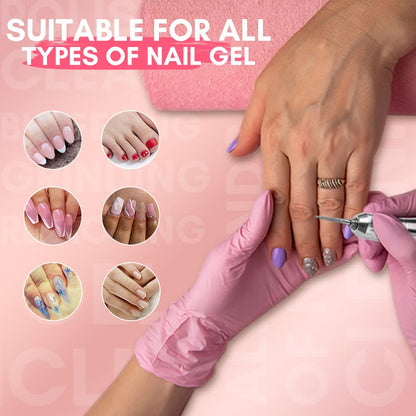 Makartt Nail Drill - Portable Electric Nail File Machine Geneviere E File Pink JD700 Professional 30000RPM Manicure Drill for Acrylic Nails Poly Nail Gel Polish Beauty Gift