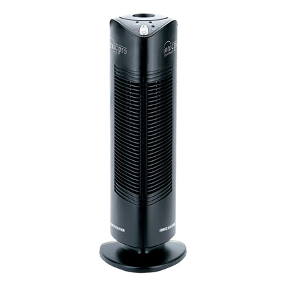 Ionic Pro Compact (CA200) Ionic Air Purifier Tower for Home, Quiet Ionic Filterless Design, Covers Up to 200 Sq. Ft., Removes Odors, Smoke, Dust, and Allergens – Black