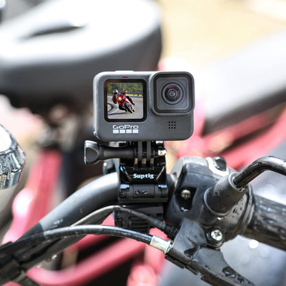 Suptig Jaws Flex Clamp Mount Gooseneck Mount for GoPro Hero 13 Hero 12 Hero 11 Hero 10 Hero 9 Hero 8 Hero 7 Hero 6 Hero 5 Hero 4 Session Hero 3+ Hero 3 Akaso EK7000 DJI osmo Arlo Action Camera.