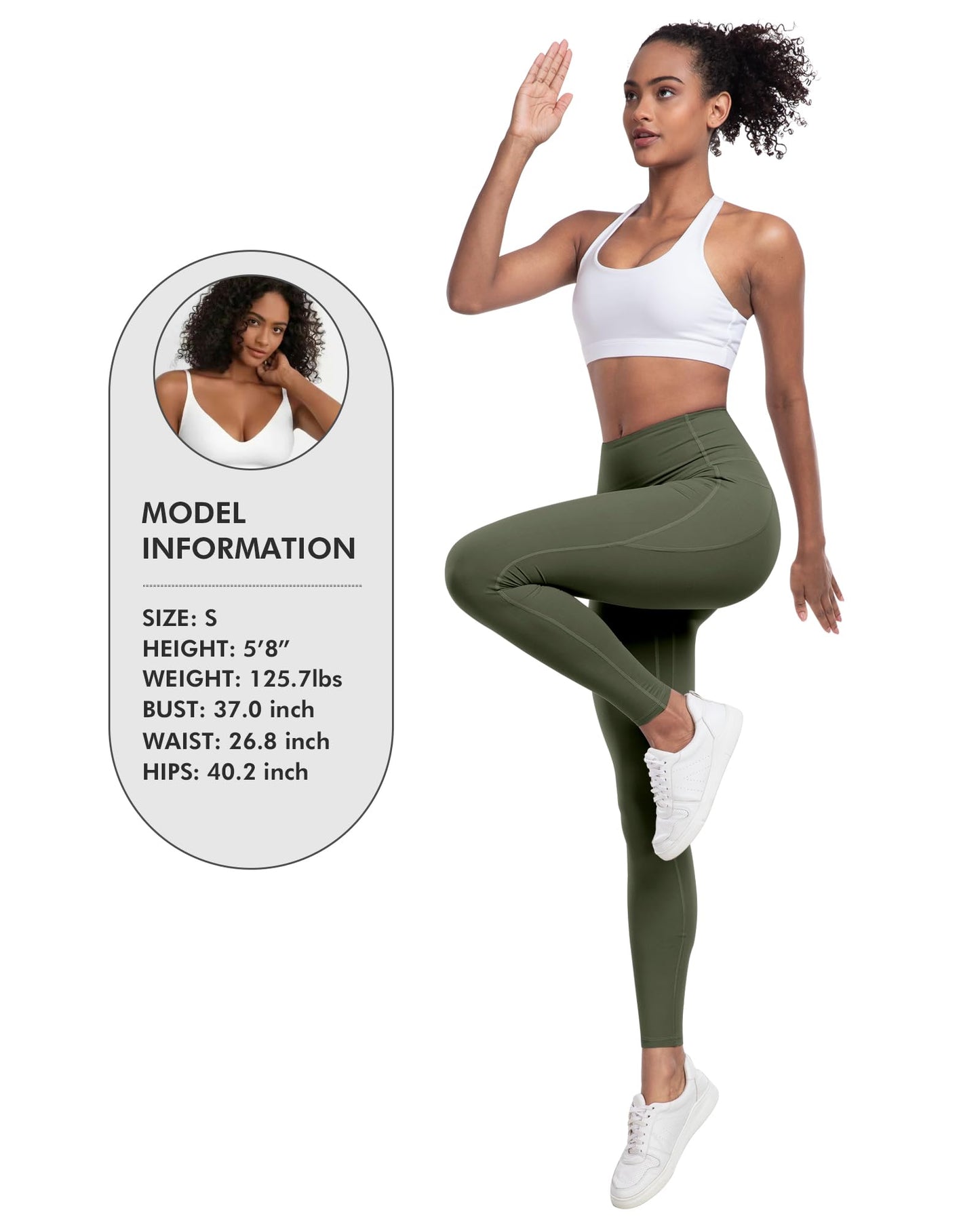 LZYVOO Leggings with Pockets for Women, 6 Packs Soft High Waisted Tummy Control Workout Yoga Pants(BlackGrayNavyWineGreenBrown-XL)