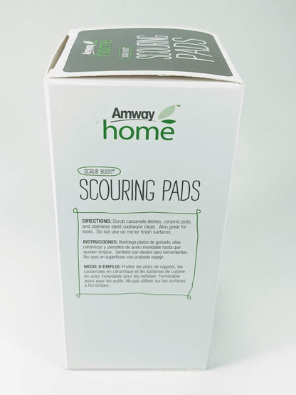 Amway Scouring Pads / Scrub Buds - Stainless Steel - 4 pack
