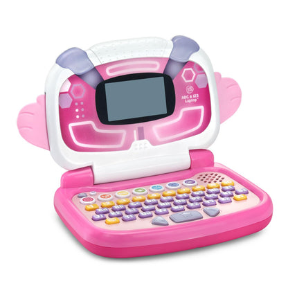 LeapFrog ABC and 123 Laptop for Preschoolers Ages 3-7 Years, Pink