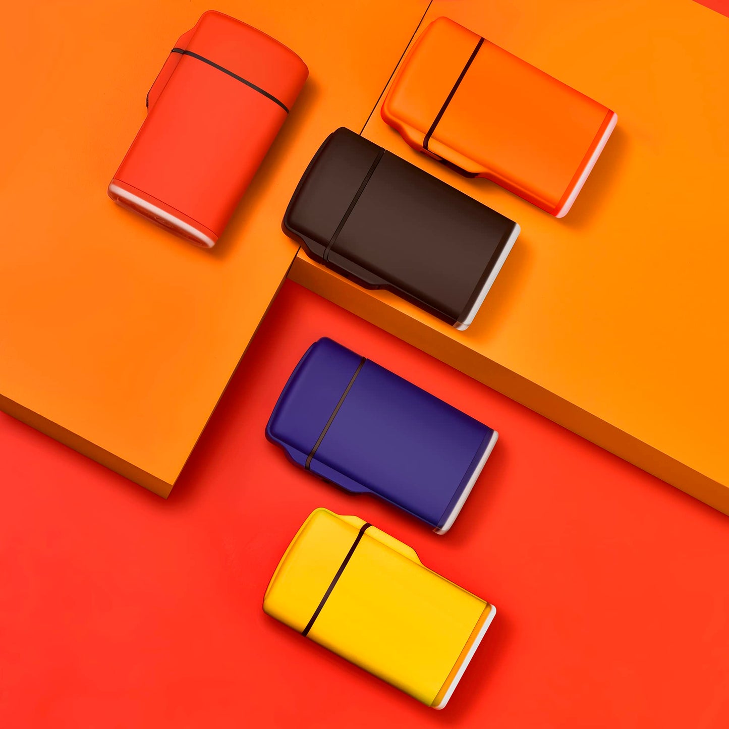 Navpeak Mini Torch Lighter Windproof Jet Flame Butane Refillable Pocket Lighter for Candles, Camping, Fireplaces, Gas Stove, BBQ & Survival Gear, Pack 2, Black Color (Butane not Included)