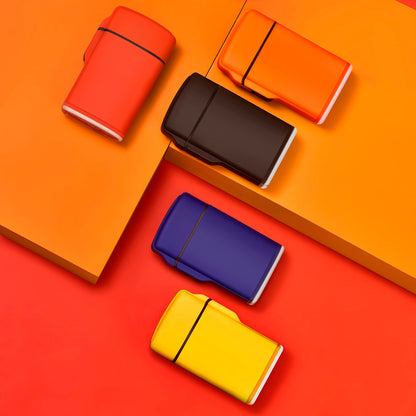 Navpeak Mini Torch Lighter Windproof Jet Flame Butane Refillable Pocket Lighter for Candles, Camping, Fireplaces, Gas Stove, BBQ & Survival Gear, Pack 2, Black Color (Butane not Included)