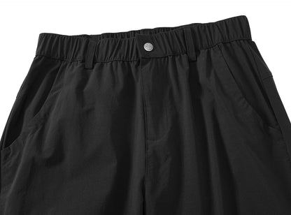 YSENTO Women's Hiking Pants Lightweight Stretch Quick Drying UPF 50 Camping Travel Work Cargo Pants 6 Pockets Black Size M