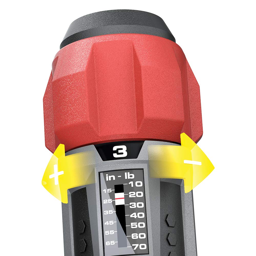 Real Avid Gunsmithing Torque Wrench Kit | All in One Torq Driver Tool with Screwdriver Bit Set & Accurate 1 Inch/Pound Setting for Precision Scope Mounting. Premium KIT.