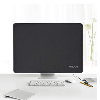 MOSISO Monitor Dust Cover 32, 33, 34, 35 inch Anti-Static Dustproof LCD/LED/HD Panel Case Computer Screen Protective Sleeve Compatible with 32-34 inch PC, Desktop and TV, Black