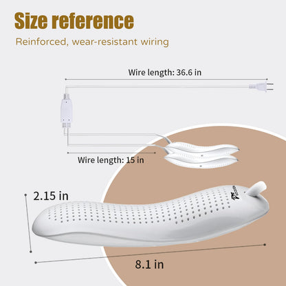 KOODER Boot Dryer,Shoe Dryer,Foot Dryer ! Eliminate bad odor and dry shoes!