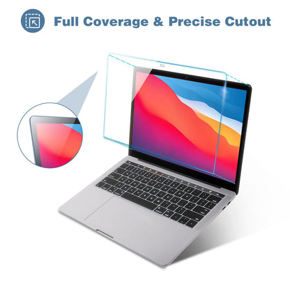 ProCase 2 Pack Tempered Glass Screen Protector for 13 Inch MacBook Air M1 Chip/MacBook Pro 13 M1 M2 Chip, 9H Screen Film Guard for Mac Air 13 (2020-2018)/ Mac Pro 13 (2022-2016)