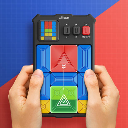 GiiKER Super Slide Puzzle Games, Original 500+ Challenges Brain Teaser Puzzle, Toys for Kids Teens, Travel Games Birthday Gifts Easter Basket Stuffers for Boys Girls, Activities for Road Trips