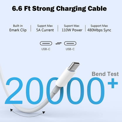 Mac Book Pro Charger - 120W USB C Fast Charger Adapter Compatible with MacBook Pro & MacBook Air 13, 14, 15, 16 inch, iPad Pro, Samsung Galaxy and All USB C Device