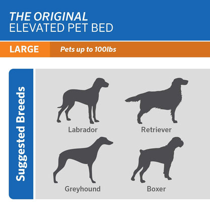 Original Pet Bed Replacement Cover - Grey - Large (43.5" x 31.5")