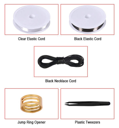 anezus Jewelry Repair Kit with Jewelry Pliers, Jewelry Making Tools, Beading String and Jewelry Making Supplies for Jewelry Repair, Jewelry Making and Beading