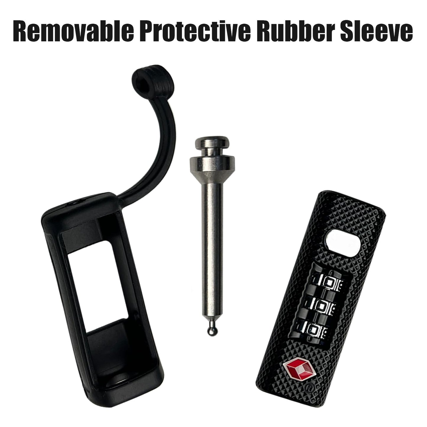 Gun Case Lock TSA Approved Locks for Gun Case,Cut-Proof Padlock for Guns/Rifles/Hard Pistol Cases/Firearms/Handguns/Revolvers/Camera/Drone/Equipments/Instruments/Tools Protective Hard Cases(Black)