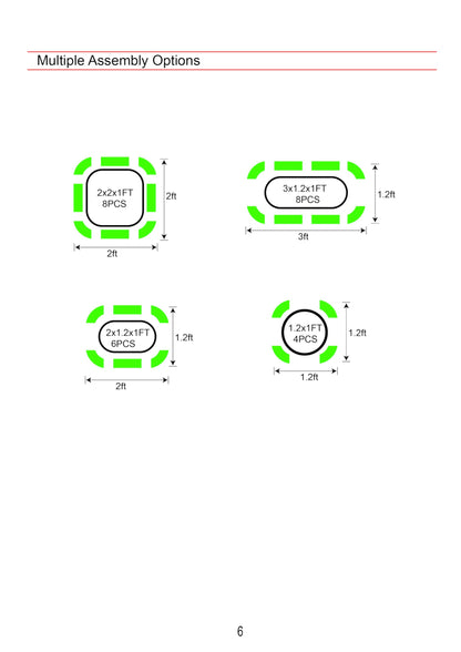 2-Pack 2x1ft Galvanized Raised Garden Bed, Outdoor Planter Bed, Metal Planter Box for Gardening and Planting