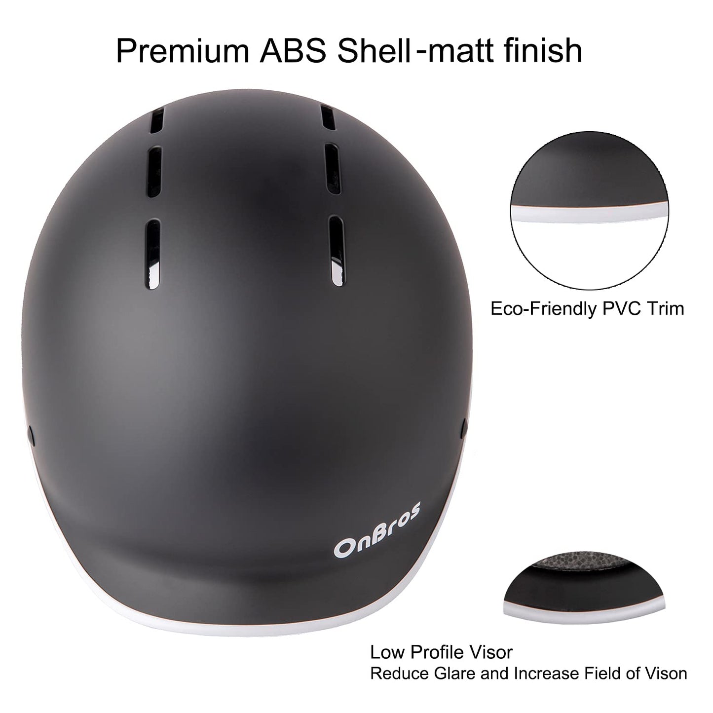 OnBros Bike Helmet Adults - Road Bike Helmet for Women and Men Cycling Helmet Adjustable Safety Certified for Skateboard Bicycle Helmets