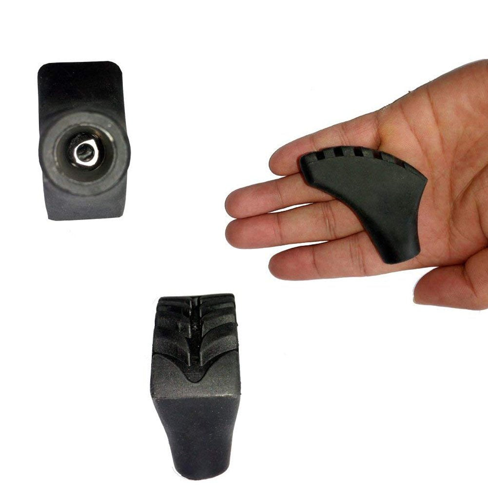 A ALAFEN Replacement Rubber Tips Set for Trekking Pole Walking Hiking Sticks Tips Protectors Mix