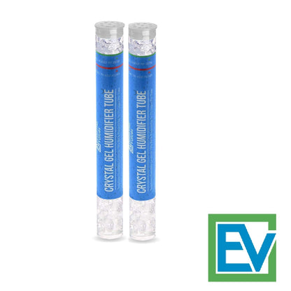 Essential Values 2 Pack Cigar Humidor Packets, Tubes - Humidifier Crystals, Beads - Keeps Humidity at 70% in Cigar Box with PG Infused Gel Protects up to 25 Cigars - Perfect for Travel