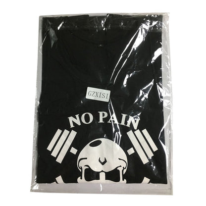 GZXISI Mens Skull Print Stringer Bodybuilding Gym Tank Tops Sleeveless Workout Shirt Fitness Vest (#2 Black, X-Large)