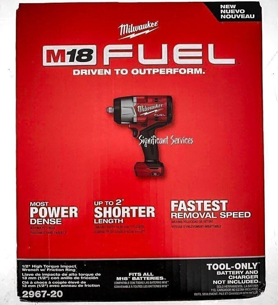 Milwaukee Electric - M18 Fuel 1/2 HIGH Torque Impact Wrench W/FRICTI