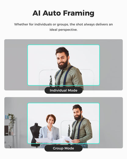 OBSBOT Meet SE 1080P 100FPS Webcam for PC, AI Framing Streaming Camera with 1/2.8" Sensor, Beauty Mode, Gesture Control, DOL HDR, Web Camera for Desktop Computer, Laptop,Meeting, etc. (Space Grey)