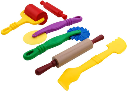 6-Piece Kids’ Dough Tool Set – Colorful, Child-Safe Modeling Clay Accessories for Small Hands